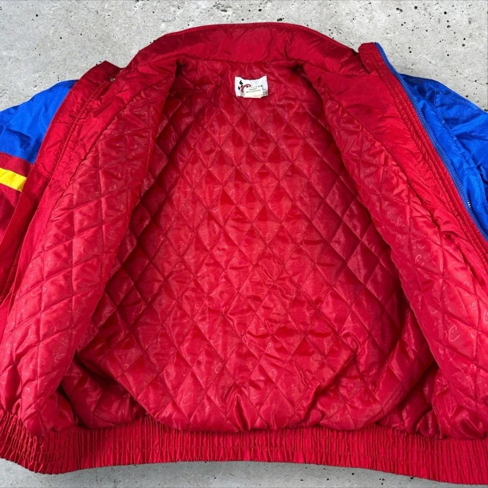 Vintage‎ Chase Authentics 90s Jeff Gordon Nascar Puffer Jacket Large Colorblock